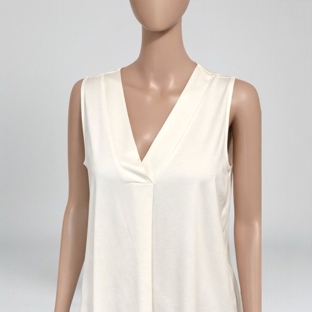 Anne Klein Harmony Pleat Neck Shell Top - Picture 7 of 12